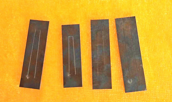 武汉宇昌激光专业芦笙铜片激光雕刻加工